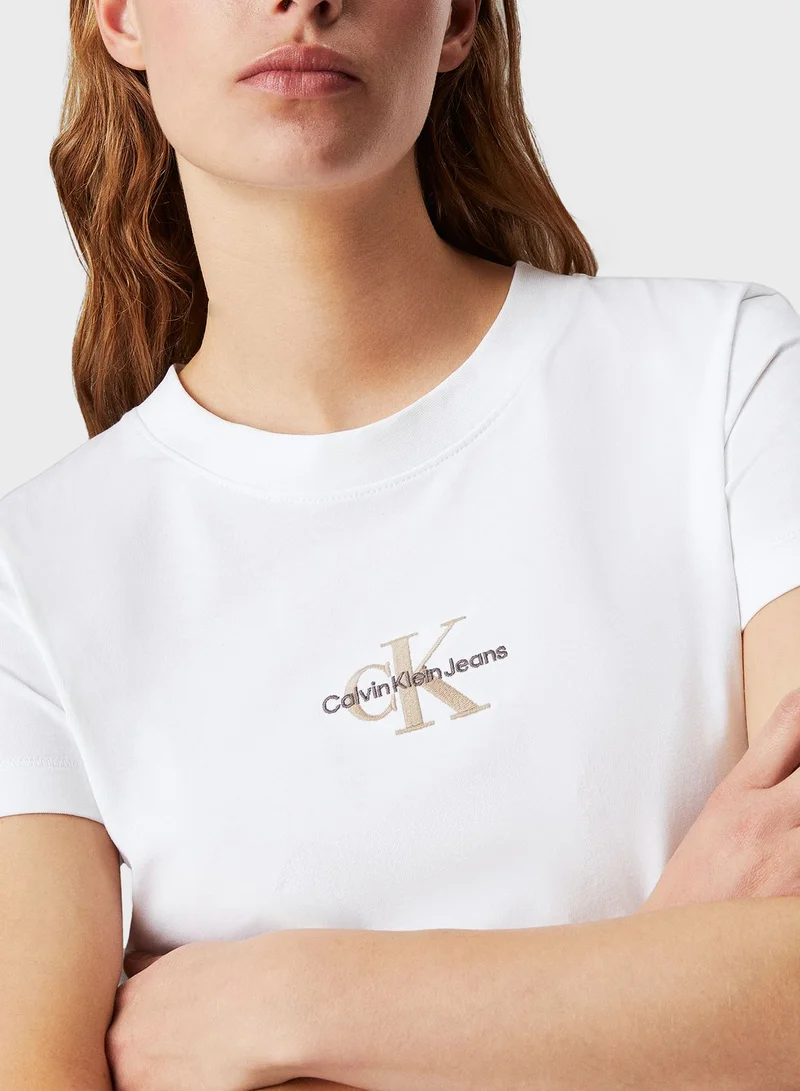 Calvin Klein Jeans Crew Neck Logo T-Shirt