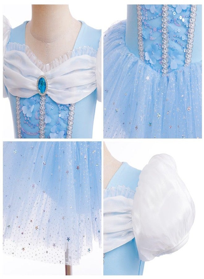 MYRISAM Princess Leotards for Girls Ballet Dance Tutu Skirted Ballerina Dress Birthday Fancy Party Halloween Costumes 4-5T - Image 3
