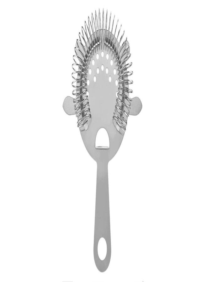Olrada Stainless Steel Bar Cocktail Strainer Cocktail Drinks Drainer Filter Beverage Filtering Tool Commercial Quality Bartender's Supplies for Bar Restaurant Home - Image 1
