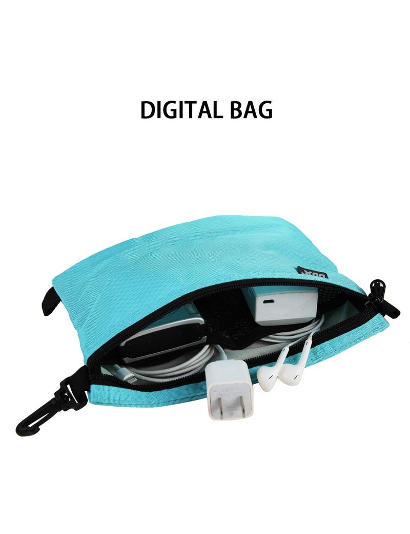 GOX Small Toiletry Bag for Men Bulk Cosmetic Bag Dopp Kit Carry On Zipper Pouch Organization Nylon Small Packing Sack Water Repellent - Image 4