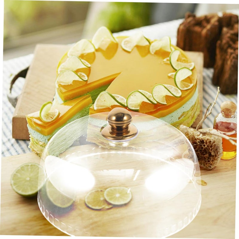 Clear Acrylic Cake Dome Lid 9 75 Inch for Dessert Pastry Display Kitchen Outdoor Use - Image 5