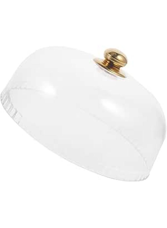 Clear Acrylic Cake Dome Lid 9 75 Inch for Dessert Pastry Display Kitchen Outdoor Use - Image 1