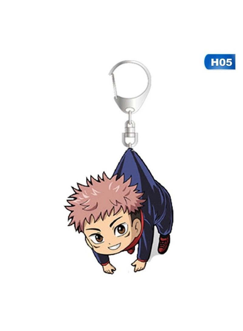 Anime Jujutsu Kaisen Yuji Itadori Keychain