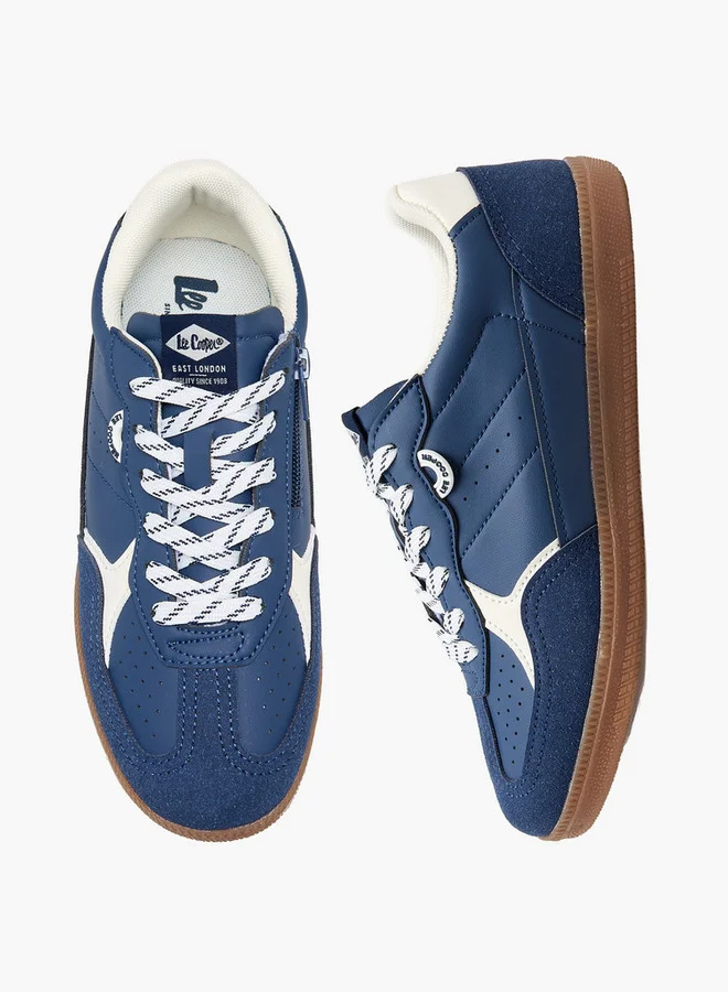 لي كوبر Boys Lace-Up Ankle Sneakers