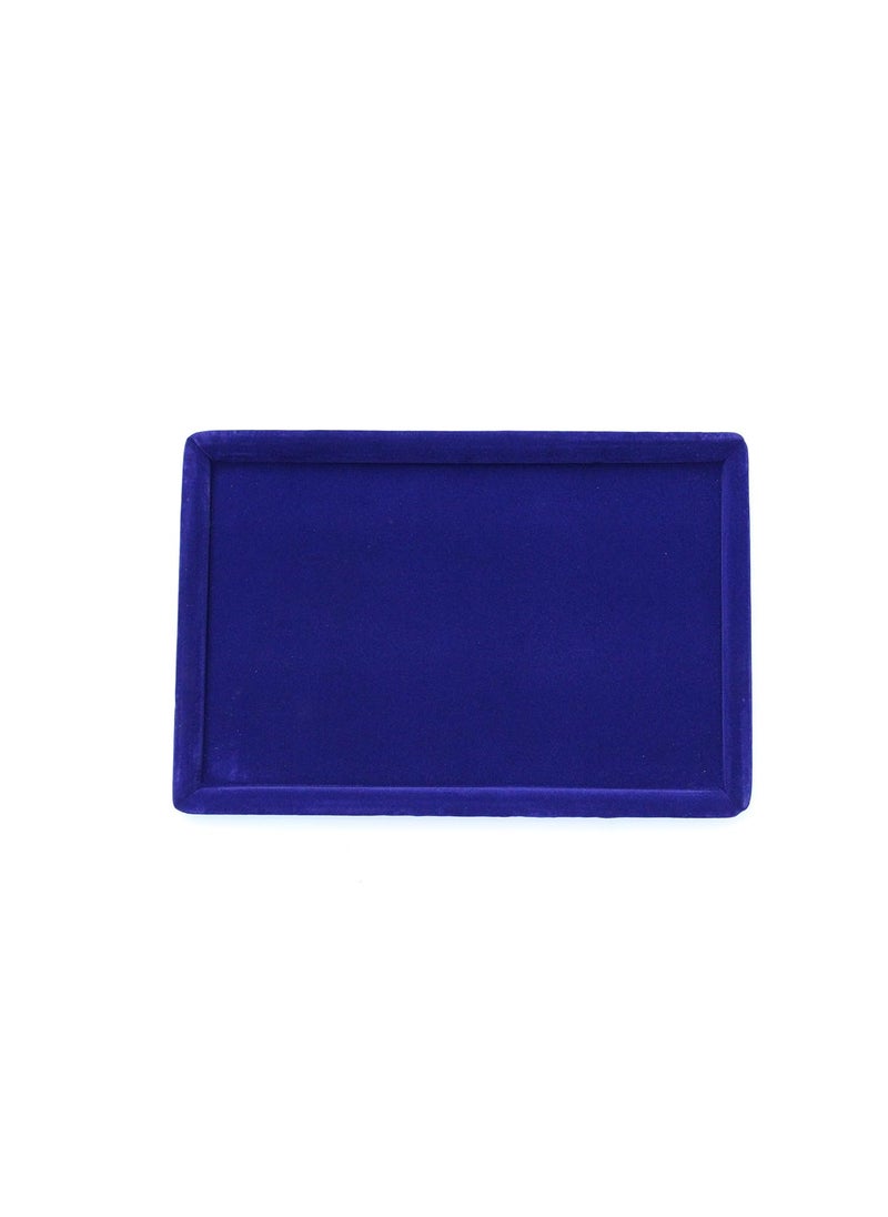 Girija Girija Velvet 12X8 Display Tray Persian Blue shade  - Image 2