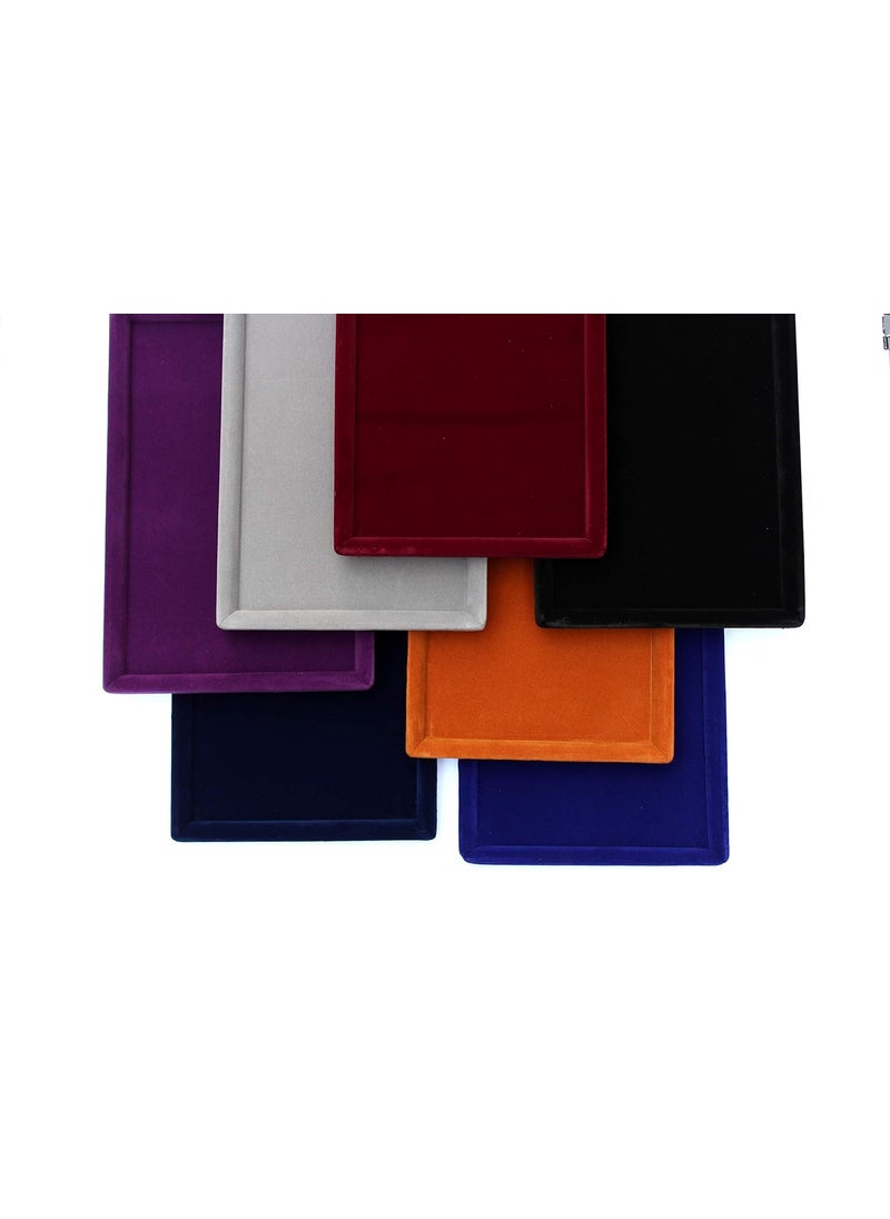 Girija Girija Velvet 12X8 Display Tray Persian Blue shade  - Image 3
