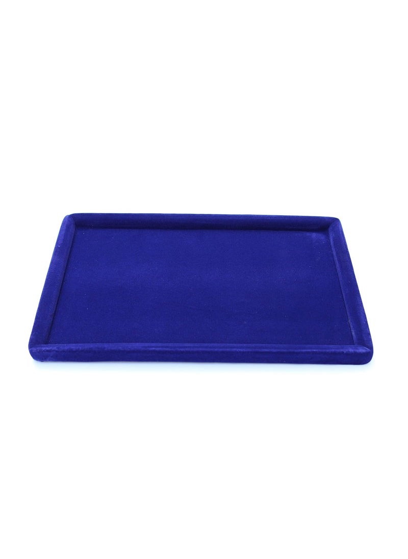 Girija Girija Velvet 12X8 Display Tray Persian Blue shade  - Image 1