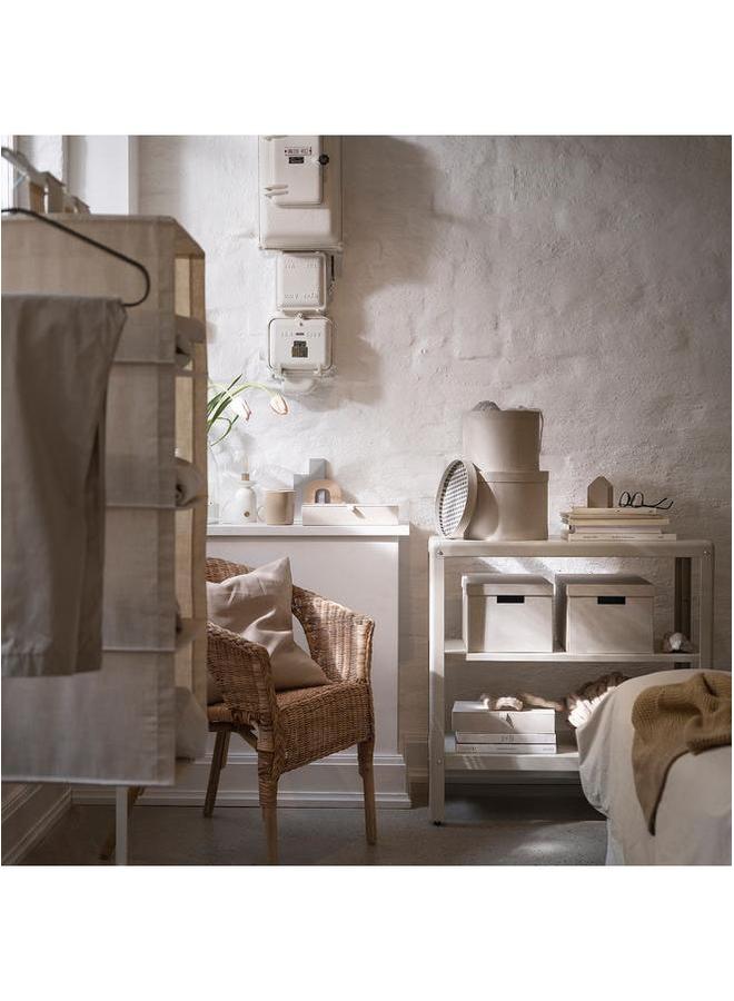 إيروريكس صندوق تخزين مع غطاء لون طبيعي بيج 25X35X20 سم - Image 5