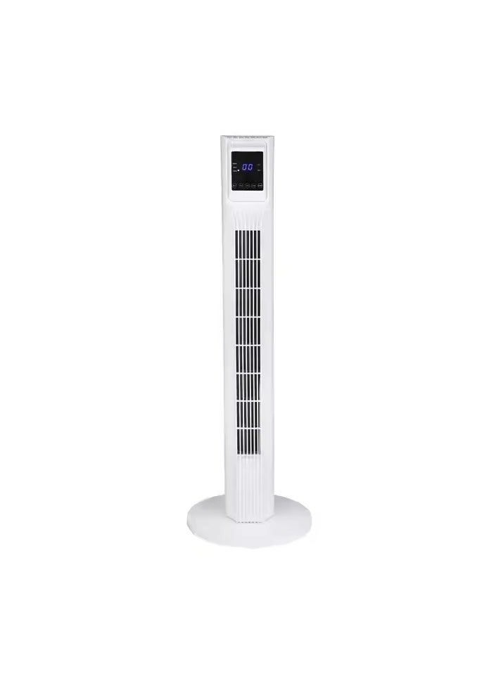 Generic 36Inch Bladeless Cooling Tower Fan 3 Wind Speeds Low Noise Oscillating Tower Fan  - Image 2