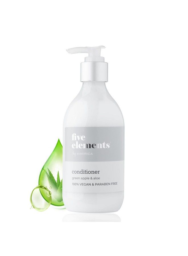 KIMIRICA Five Elements Green Apple & Aloe Hair Conditioner Made With Naturally Derived Extracts For All Hair Types 100% Vegan Paraben And Sls Free 300Ml - Image 1