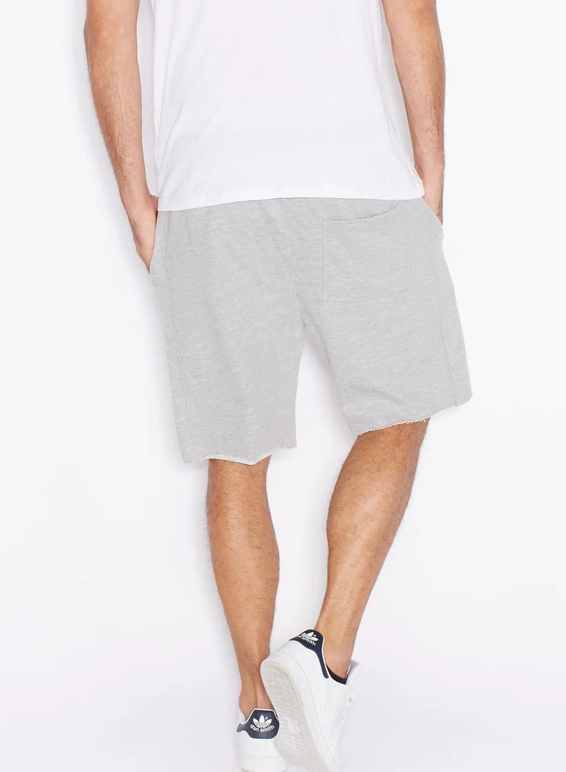 TOPMAN Raw Edge Sweat Shorts