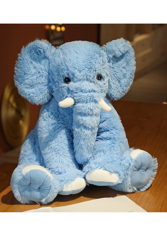 Elephant Plush Pillow, 45cm Stuffed Elephant Body Pillow, Realistic Cute Co-sleeping Elephant Toy, Soft Elephant Backrest Pillow,  for Home Decor  - Image 5