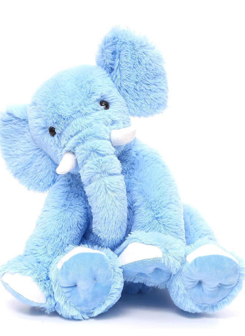 Elephant Plush Pillow, 45cm Stuffed Elephant Body Pillow, Realistic Cute Co-sleeping Elephant Toy, Soft Elephant Backrest Pillow,  for Home Decor  - Image 2