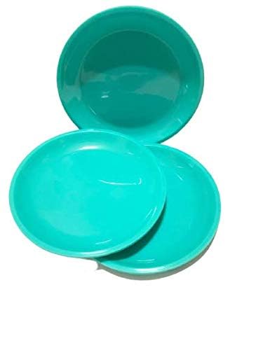 Everbuy Pure Unbreakble Snack Plates - Set of 8 Piece, Sea Green - Image 4