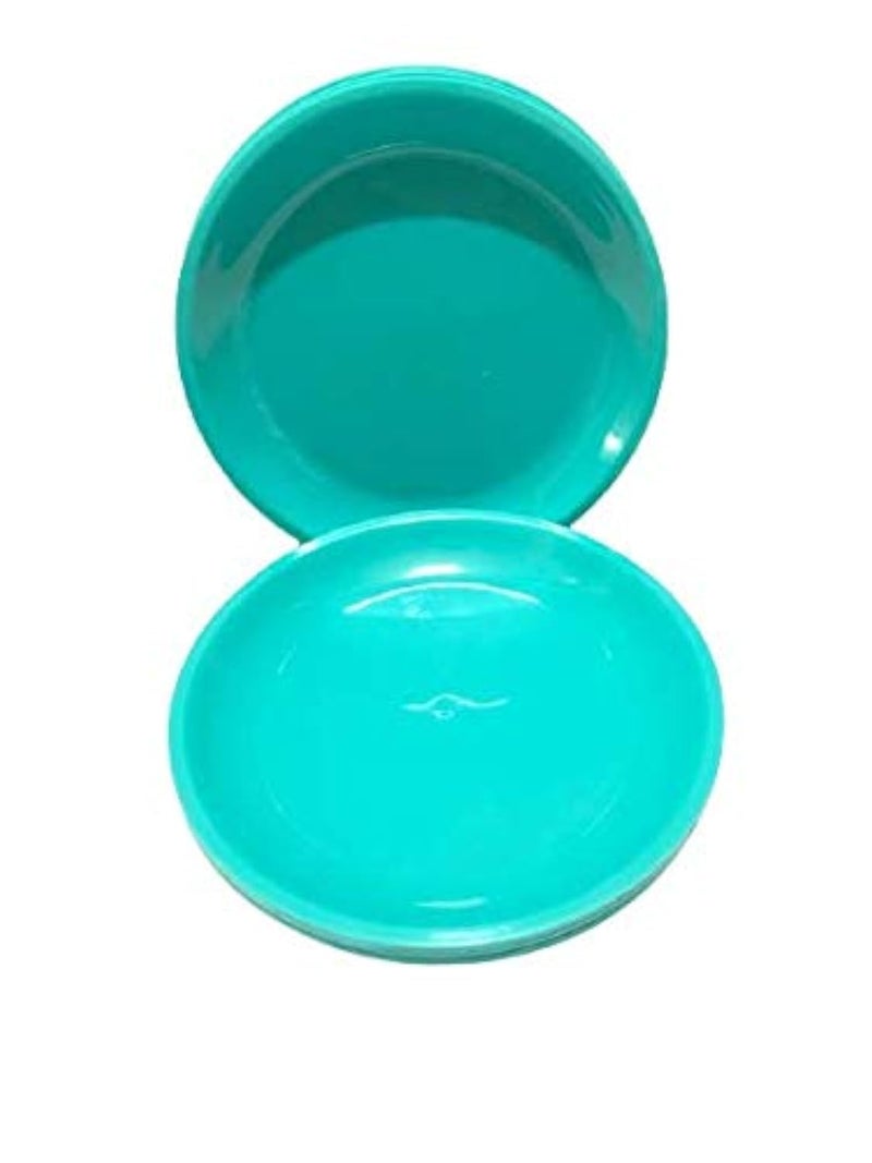 Everbuy Pure Unbreakble Snack Plates - Set of 8 Piece, Sea Green - Image 1