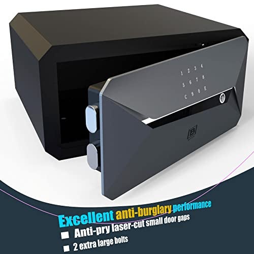 BOFON Y-Series Fingerprint Smart Safe Box Security Box with Key,1.45 Cubic,Safety Box for Home - Image 4