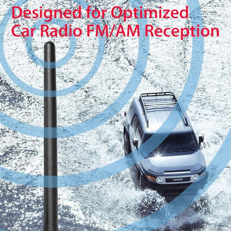 VOFONO Antenna for Toyota FJ Cruiser Accessories 2007-2015, 6 3/4 Inch Stubby Toyota FJ Cruiser Antenna Replacement for Car AM FM Radio Reception - Image 5