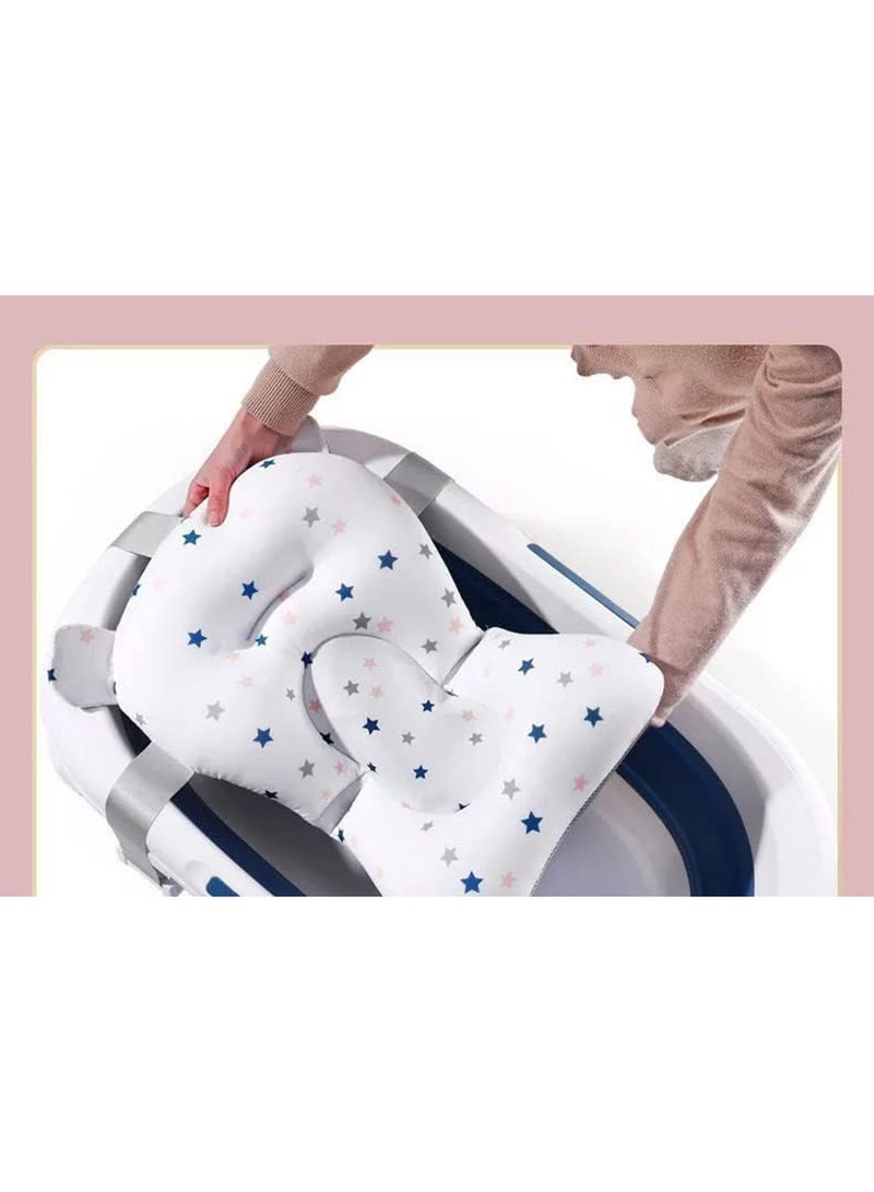 LIMOS Baby Bath Pad Adjustable Non-Slip Floating Infant Bath Pillow Seat Support Cushion  - Image 2