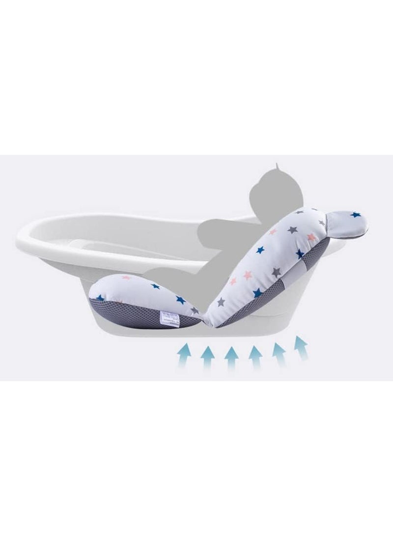 LIMOS Baby Bath Pad Adjustable Non-Slip Floating Infant Bath Pillow Seat Support Cushion  - Image 3