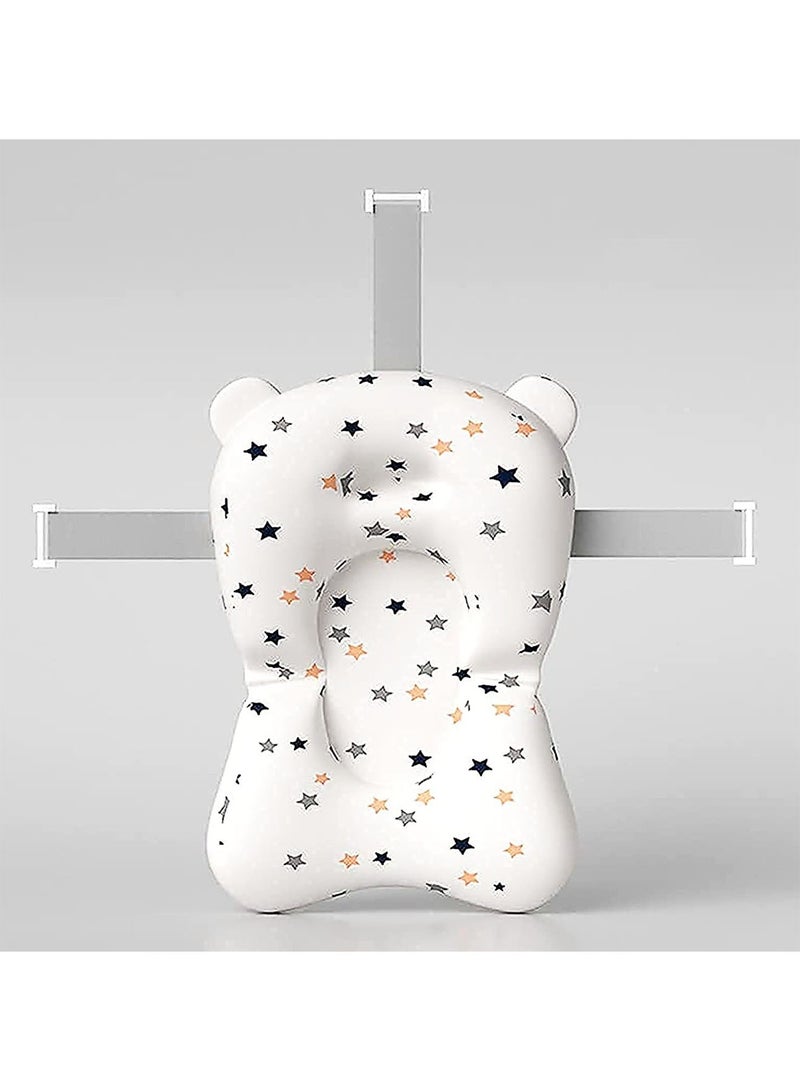 LIMOS Baby Bath Pad Adjustable Non-Slip Floating Infant Bath Pillow Seat Support Cushion  - Image 1