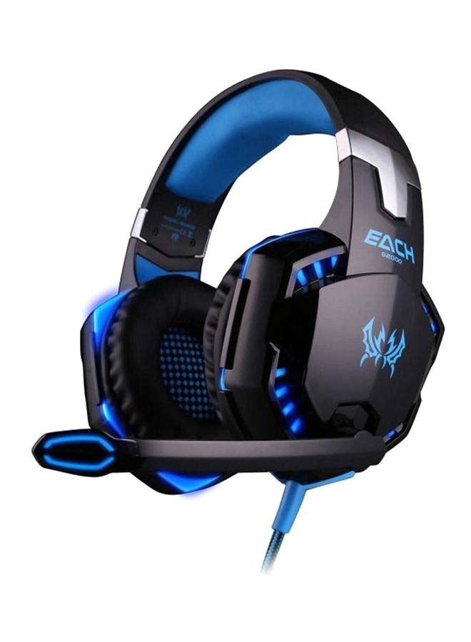 Gaming Wired Over the Ear Headsets with Mic  LED - G2000 Edition For PS4/PS5/Xbox one/Xbox Series/Nintendo Switch And PC - Image 1