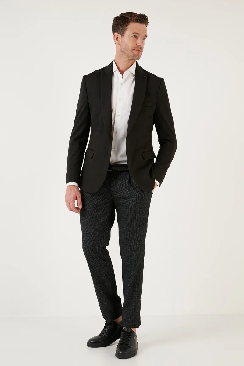 Buratti 6 Drop Double Slit Slim Fit Blazer Men's Jacket 659003