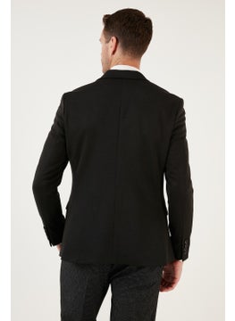 Buratti 6 Drop Double Slit Slim Fit Blazer Men's Jacket 659003  - Image 4