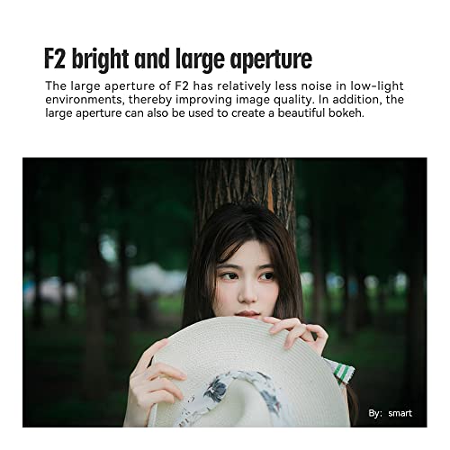 TTArtisan 50mm F2 Full Frame Large Aperture Manual Portrait Lens for Fuji X XF Mount Camera XT4 XT10 XT20 XT30 XT200 XS10 XA3 XA5 X100V XE2 XE2S XE3 Black - Image 2