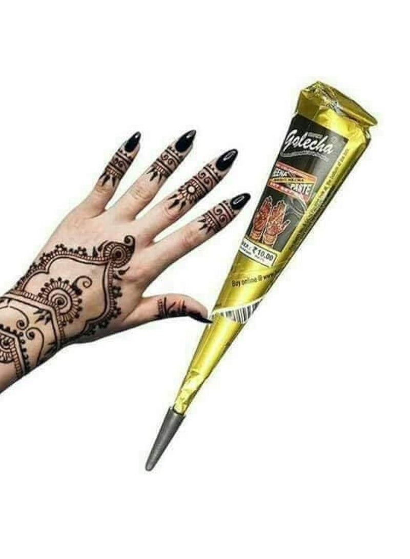 Golecha Henna cones for drawing on the hand and body, 25 grams - Image 1