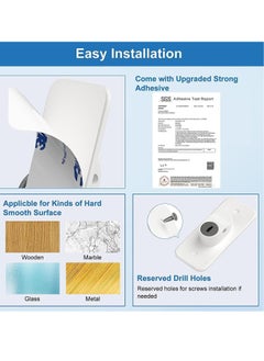 BIGTHREE Window Safety Lock Self Adhesive, 2 Pcs Window Security Password Lock, Child and Pet Safety Cable Lock, Versatile Restrictor for Windows, No Drilling Kids Refrigerator Lock  - Image 3