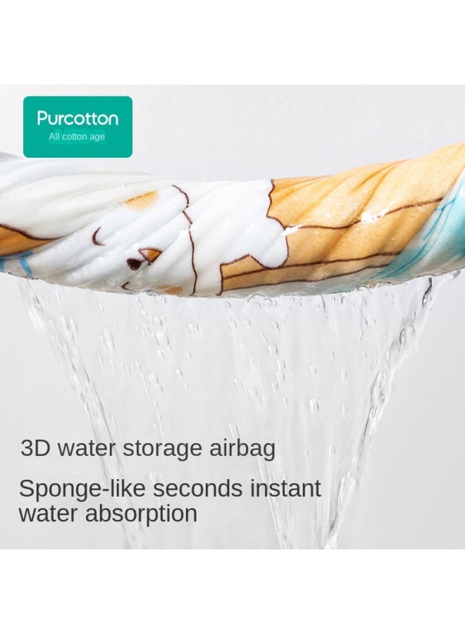 purcotton Five-layer Integration】100% Baby Washable Gauze Towel, Soft And Absorbent For Newborn Bathing - Image 2
