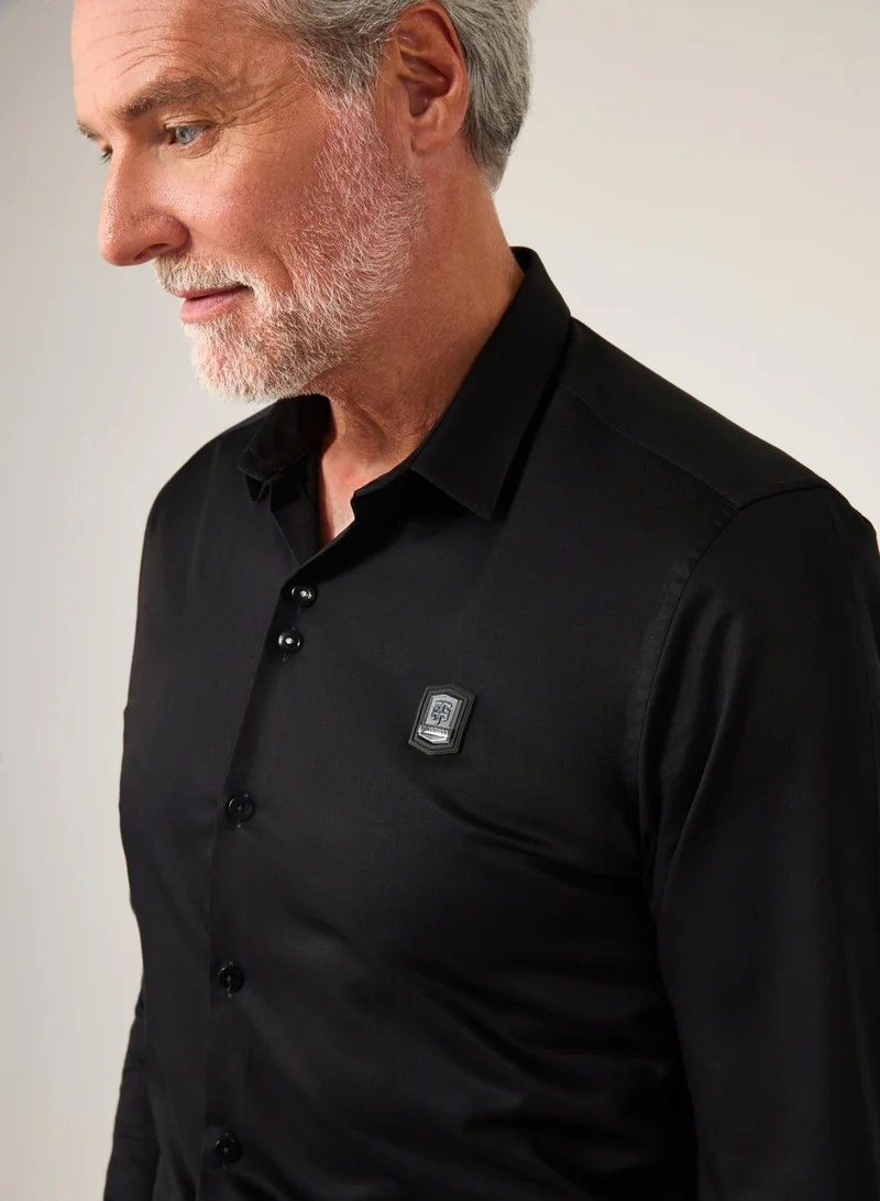 Theodore The Onyx Black Shirt