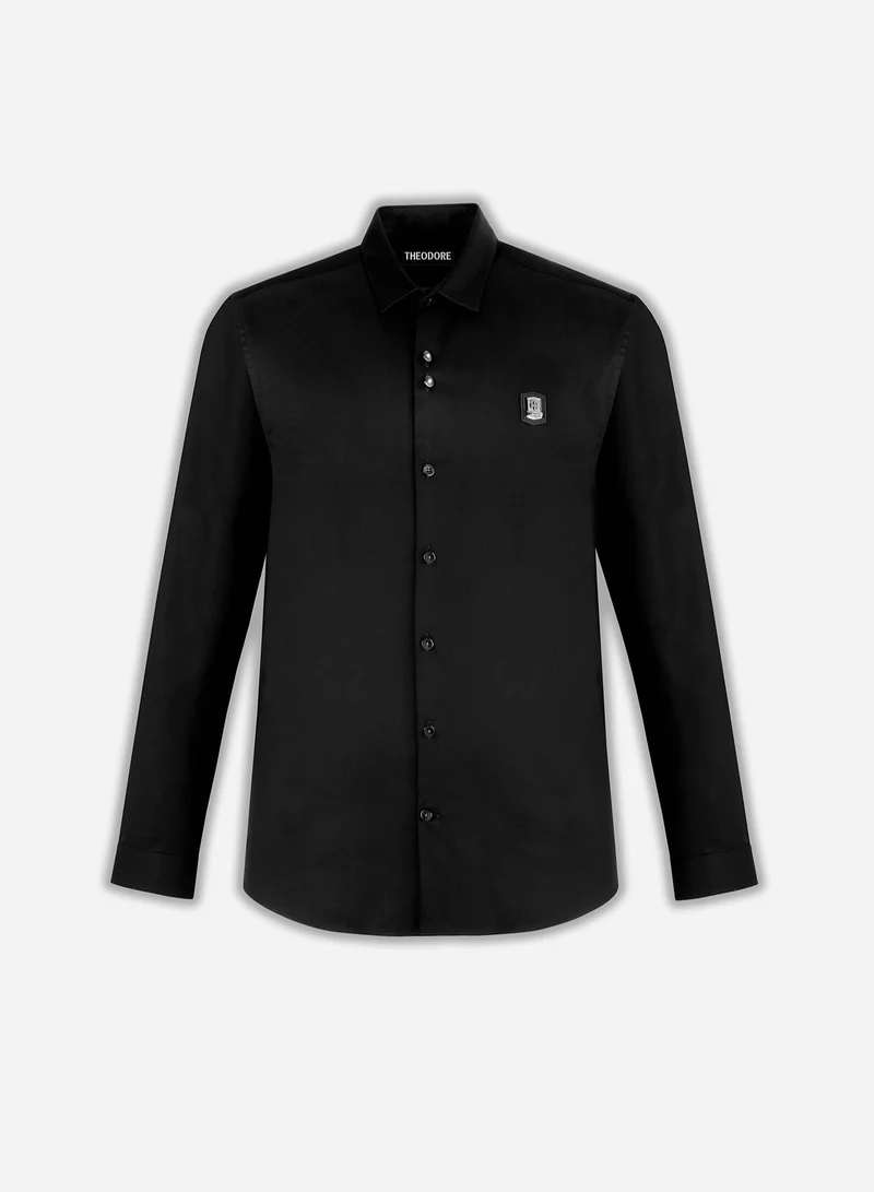 Theodore The Onyx Black Shirt