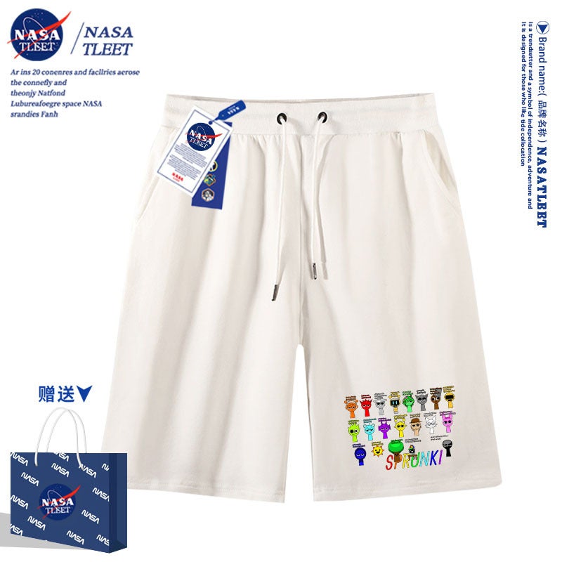 Nasa Joint Sprunki Music Rhythm Box Clothes Boys Short-Sleeved T-Shirt Children'S Cotton Top Girls Summer - Image 1