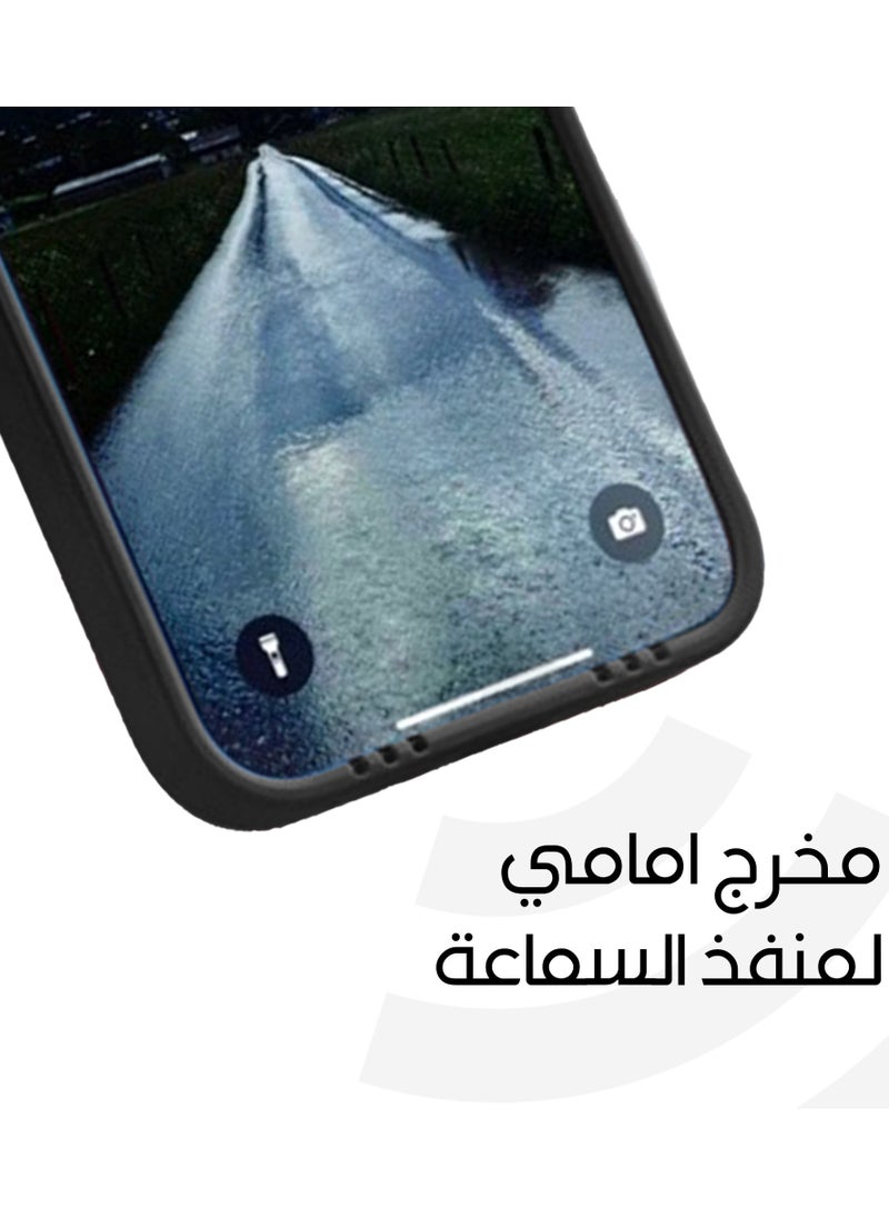 كفر ماس ايفون 16برو إنڤينيت ماج سيف 6 في 1 أسود