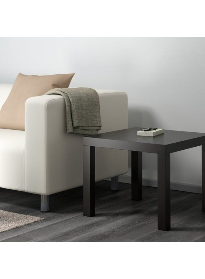 IKEA (IKEA) IKEA LACK Side Table Black Brown 55x55 cm Modern Lightweight Coffee Table for Home or Office - Image 2