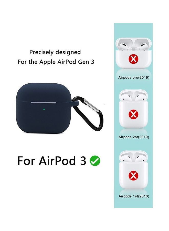 Protective Case For Apple AirPods 3 with Hook Blue - Image 3