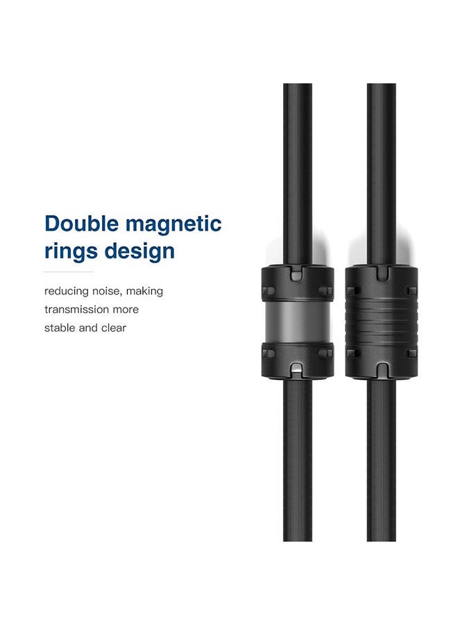 NIBEMINENT 15-Pin 1080P Male To VGA Cable Black - Image 5