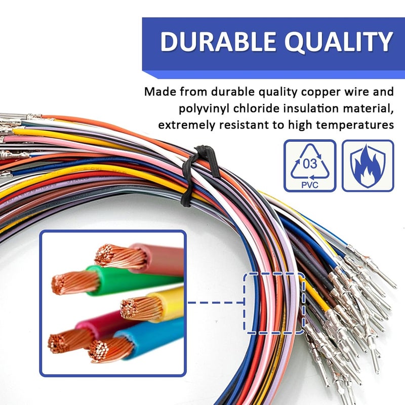 Wsays 16.5" Handlebar Wiring Extension Wire Harness Kit Fit for 10"-12" Handlebar Compatible with Harley Touring Electra Road Glide Road King 1996-2006, Fit Street Glide FLHX 2006 - Image 4