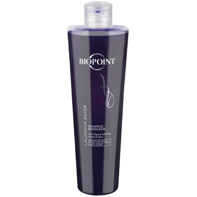 BioPoint CROMATIX REVIVING SILVER SHAMPOO, PURPLE SHAMPOO FOR BLONDE HAIR, BLUE NO YELLOW TONER FOR BLEACHED AND GREY HAIR - SHAMPOO ANTIGIALLO PER CAPELLI BIONDI - Image 2