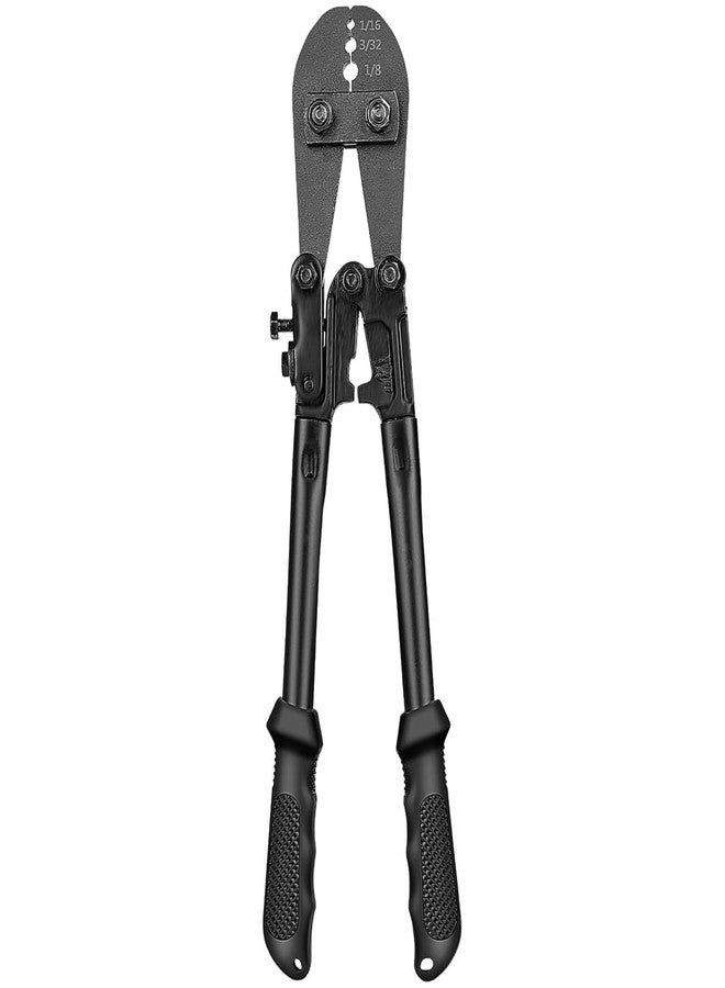 TooTaci Wire Rope Crimping Tool, Wire Rope Swaging Tool for Aluminum Oval Sleeves, Double Sleeves, Crimping Loop sleeve from 1/16-inch to 1/8-inch, Cable Crimper - Image 1