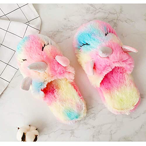 Anddyam Kids Family Cute Cat Household Anti-Slip Indoor Home Slippers for Girls and Boys (10-12 Little Kid) - Image 5