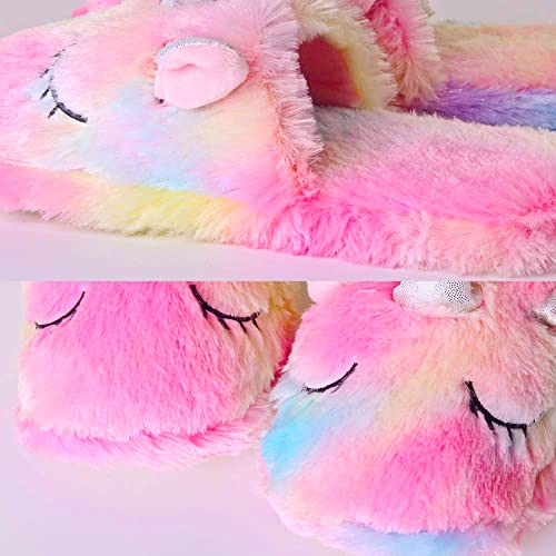 Anddyam Kids Family Cute Cat Household Anti-Slip Indoor Home Slippers for Girls and Boys (10-12 Little Kid) - Image 3