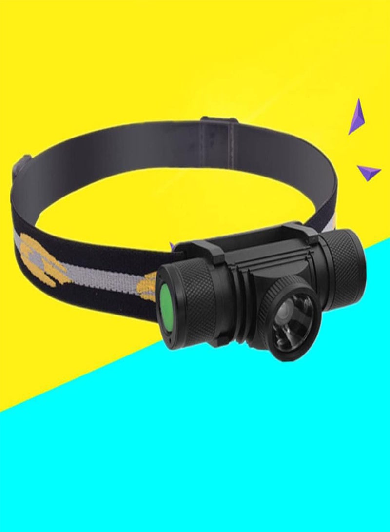 جي جوت مصباح رأس LED قابل لإعادة الشحن بمنفذ USB ومصباح أمامي خفيف الوزن ومصباح أمامي واحد مقاوم للماء للصيد - Image 5