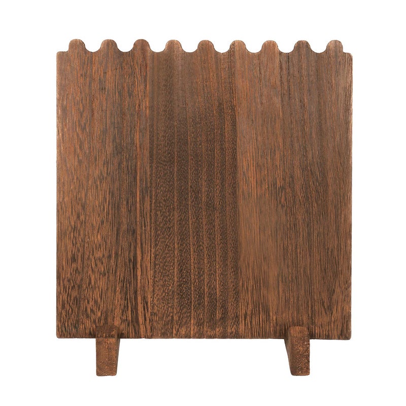 MOOCA Portable Wooden Plank Necklace Jewelry Stand for 8 Necklaces, Necklace Stand, Wood Plank Necklace Display Stand, Necklace Storage Holder, Jewelry Display Stand, Brown Color - Image 4