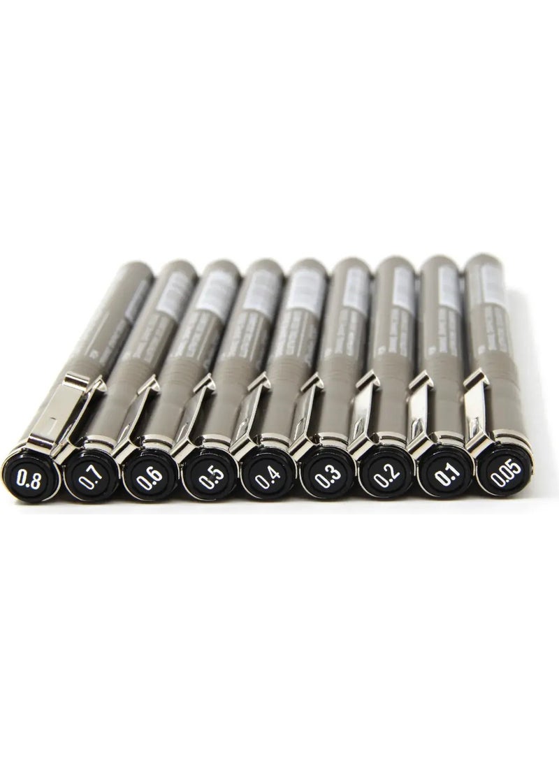 Artline - Technical Drawing Pencil Set of 9 - Image 1