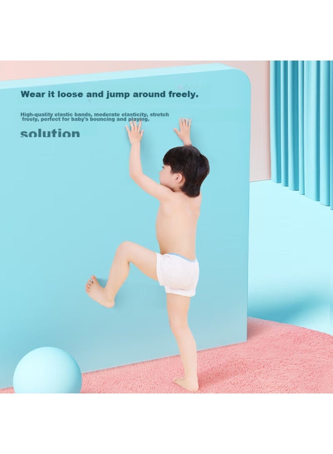 Free Go Freego Children's Disposable Underwear, Boxer Briefs, Pure Cotton, Breathable, Sterilized, For Infants And Toddlers, Portable For Travel, 4-pack, Girls' Small Size M  - Image 5