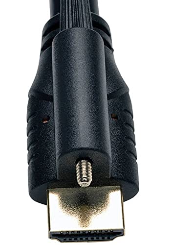 Tripp Lite High Speed HDMI Cable with Ethernet and Locking Connector, Ultra HD 4K x 2K, 24AWG (M/M), 10-ft. (P569-010-LOCK) - Image 3