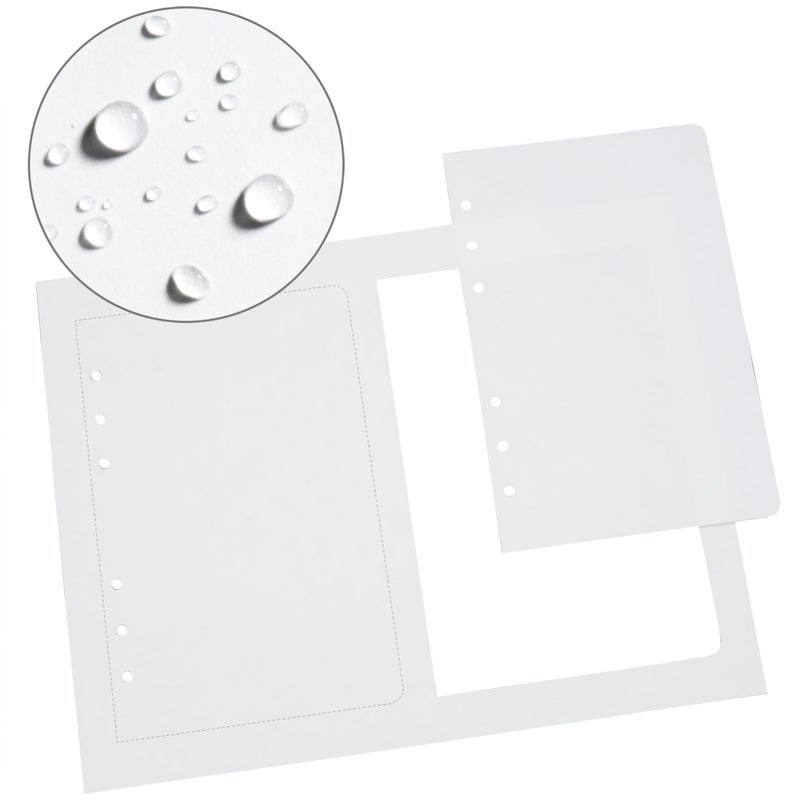 Rite in the Rain Weatherproof Loose Leaf Copier Paper, 2-4.625" x 7" White Loose Leaf Sheets Per 8.5" x 11" Main Sheet, 150 Sheet PK (No. LL8511) - Image 5