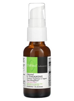 DaVinci Laboratories of Vermont Liposomal LTheanine Fruit Punch 1 fl oz (30 ml) 